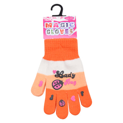 PRO HEAT™ Kids Thermal Magic Gloves - Lady Bug (Assorted Colours)