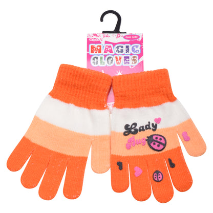 PRO HEAT™ Kids Thermal Magic Gloves - Lady Bug (Assorted Colours)
