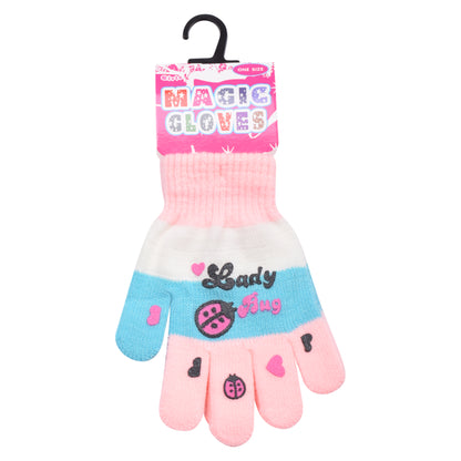 PRO HEAT™ Kids Thermal Magic Gloves - Lady Bug (Assorted Colours)