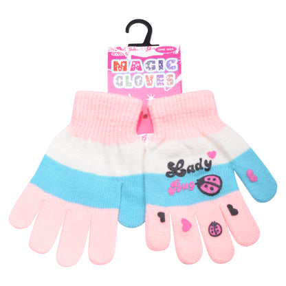 PRO HEAT™ Kids Thermal Magic Gloves - Lady Bug (Assorted Colours)