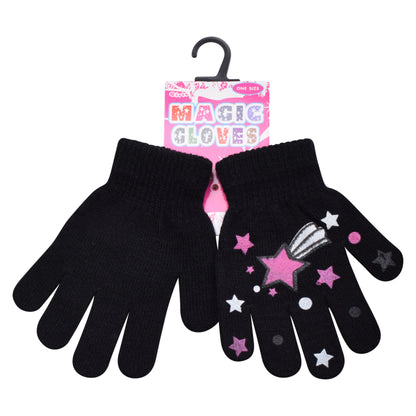 PRO HEAT™ Kids Thermal Magic Gloves - Stars (Assorted Colours)