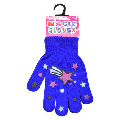 PRO HEAT™ Kids Thermal Magic Gloves - Stars (Assorted Colours)