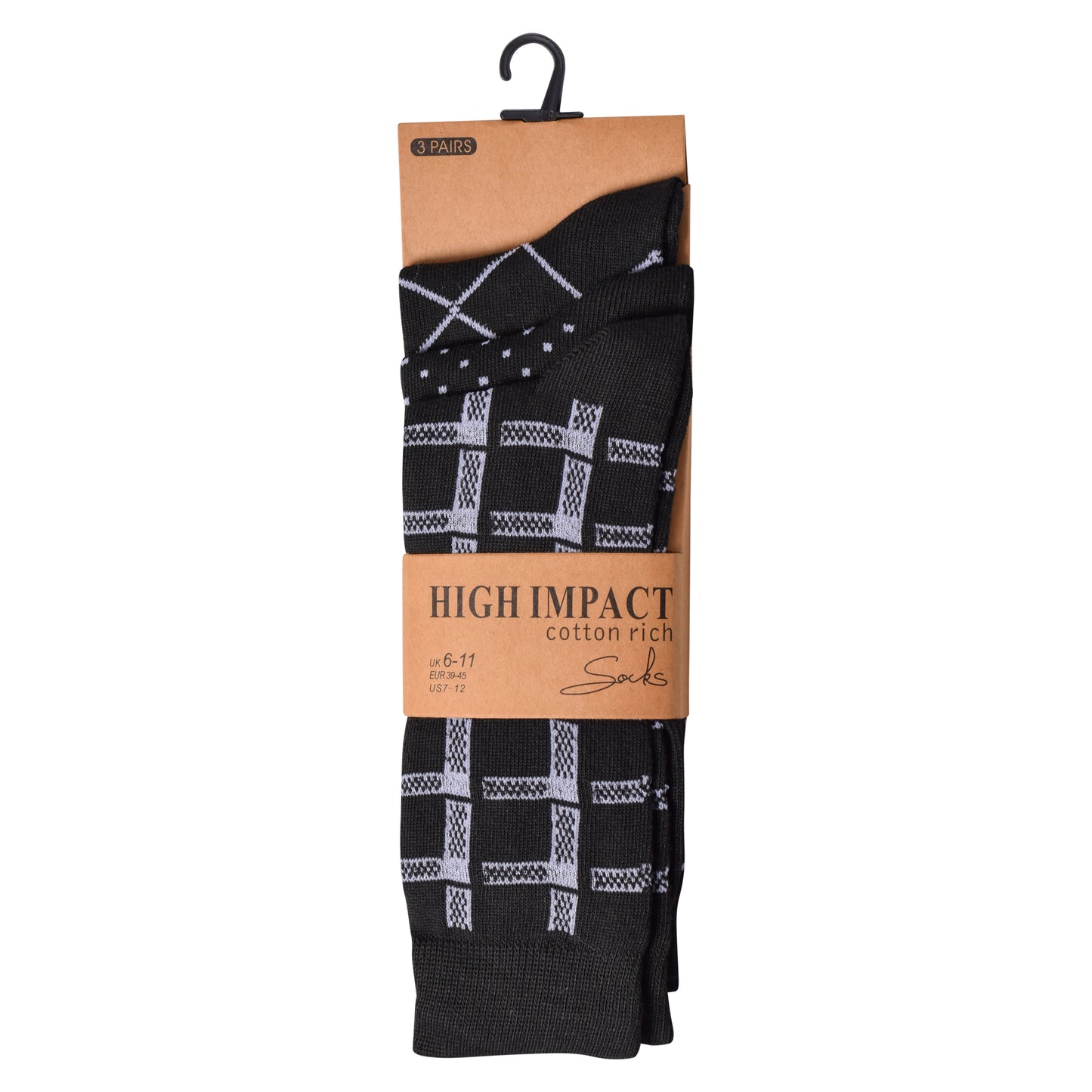 Mens Dress Socks - Argyle (12 Pairs)