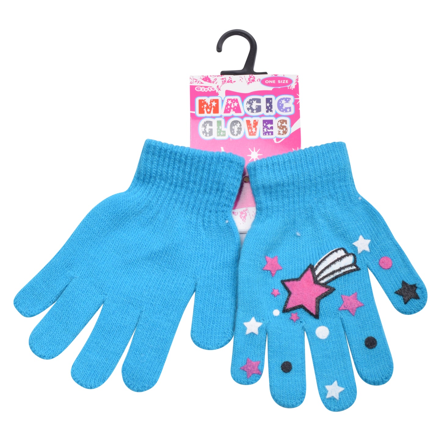 PRO HEAT™ Kids Thermal Magic Gloves - Stars (Assorted Colours)