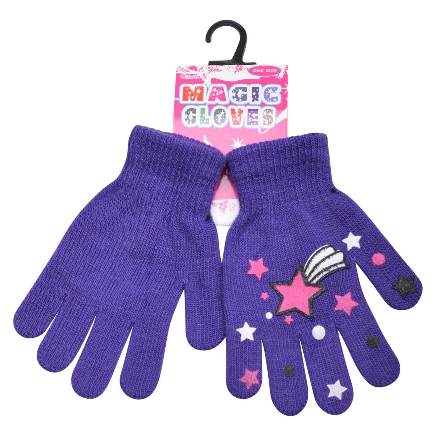 PRO HEAT™ Kids Thermal Magic Gloves - Stars (Assorted Colours)