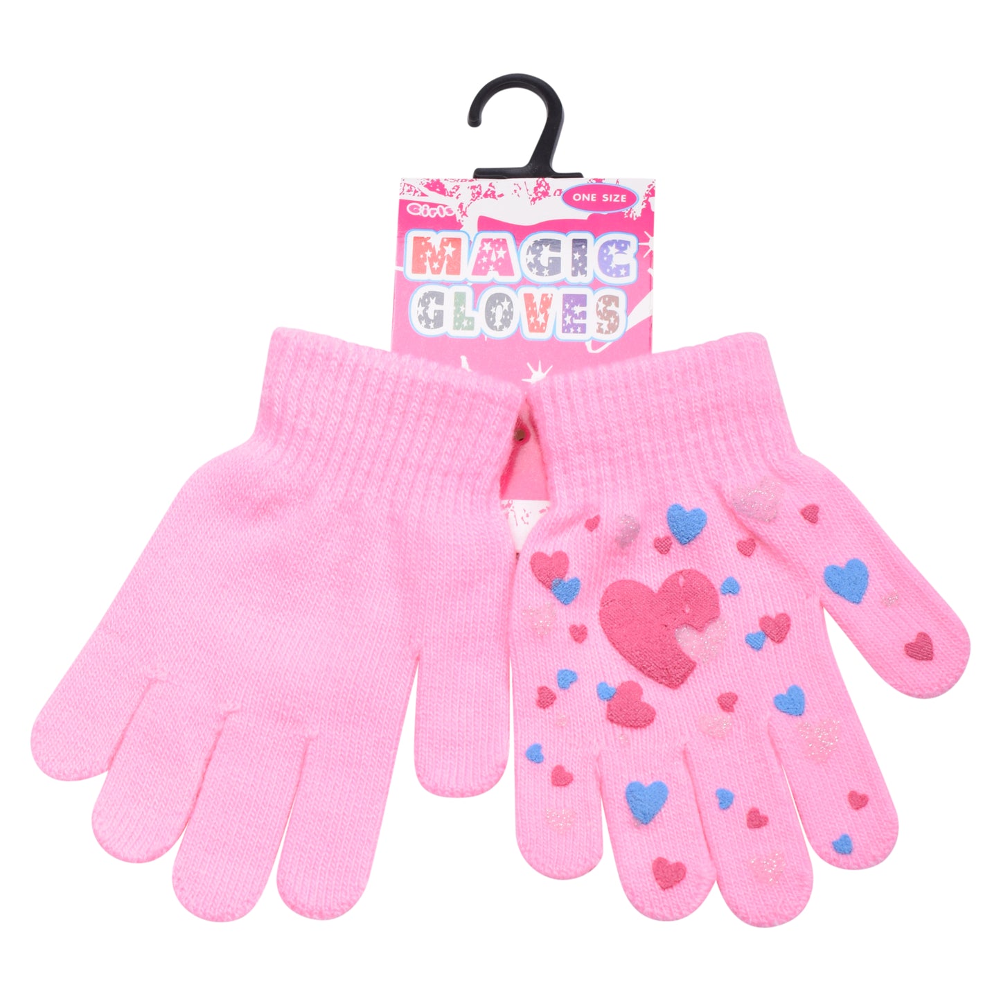 PRO HEAT™ Kids Thermal Magic Gloves - Hearts (Assorted Colours)