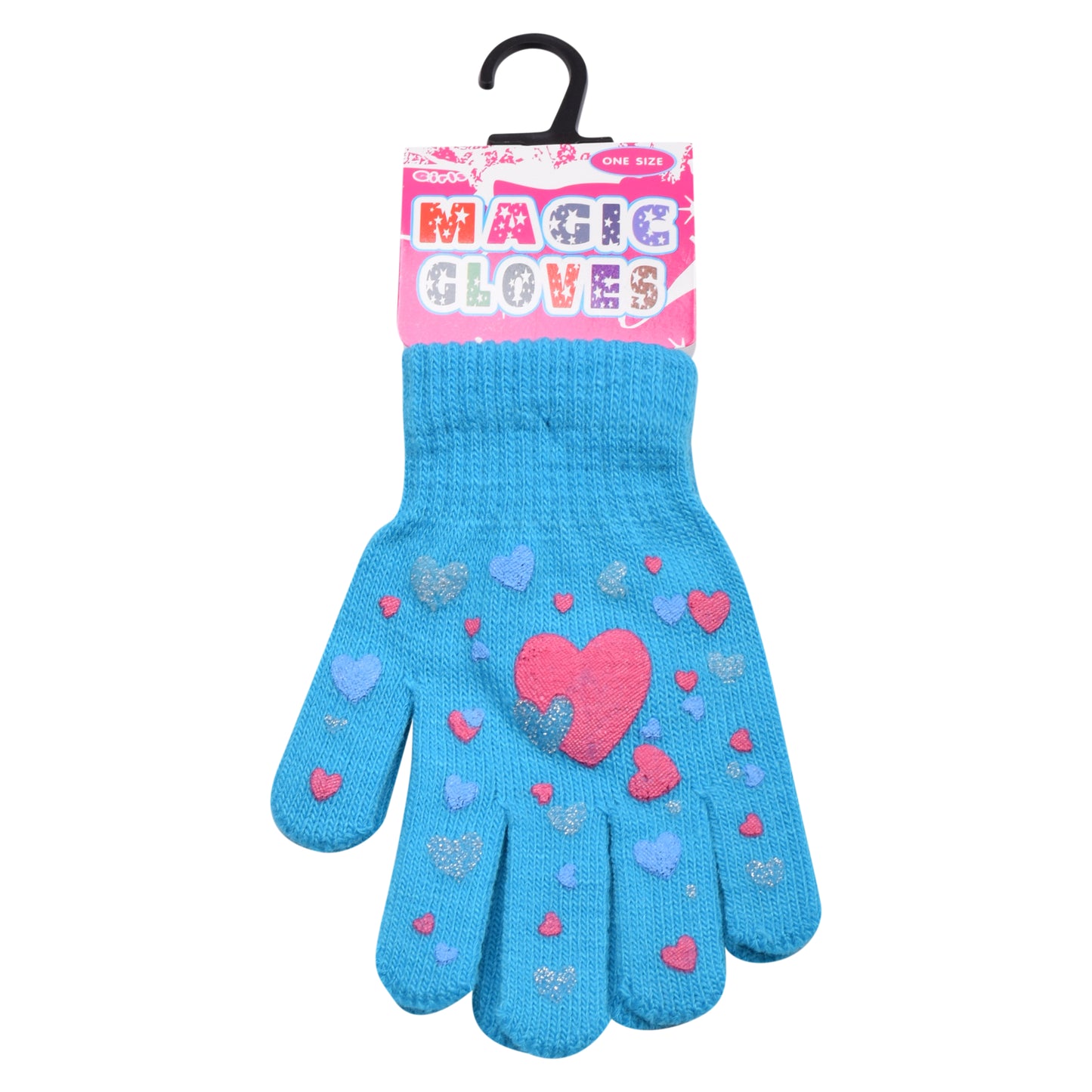 PRO HEAT™ Kids Thermal Magic Gloves - Hearts (Assorted Colours)