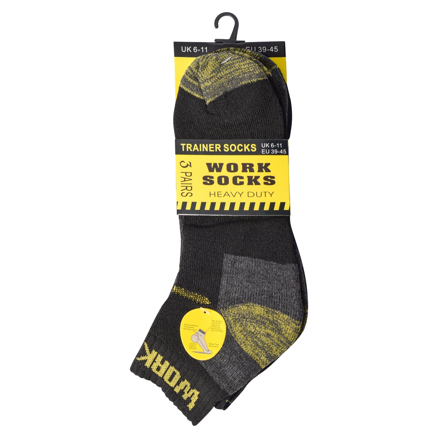 Mens Chunky Work Trainer Socks V8 (12 Pairs)