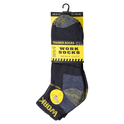 Mens Chunky Work Trainer Socks V8 (12 Pairs)