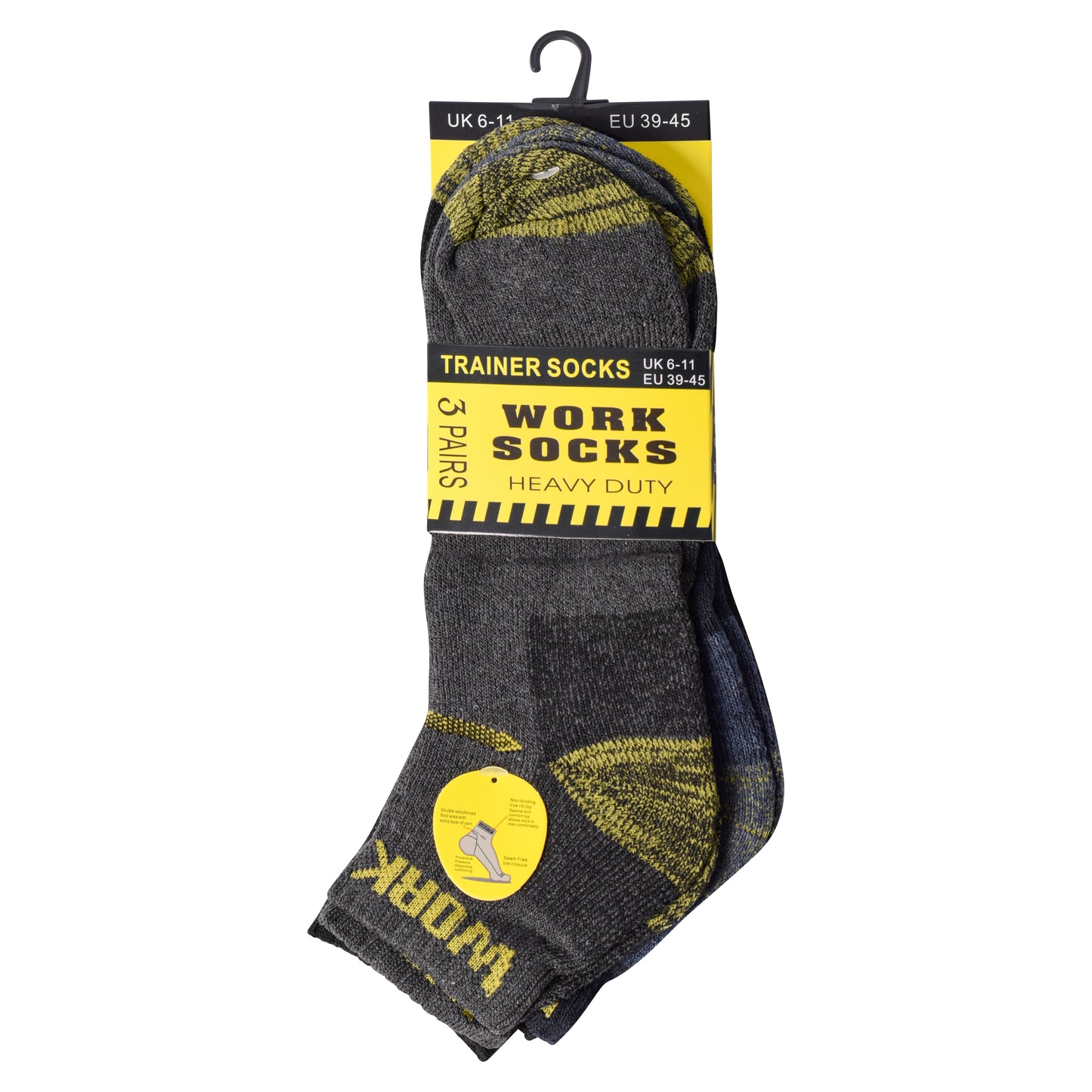Mens Chunky Work Trainer Socks V8 (12 Pairs)