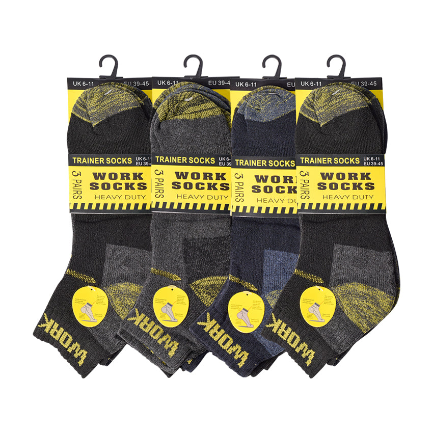 Mens Chunky Work Trainer Socks V8 (12 Pairs)