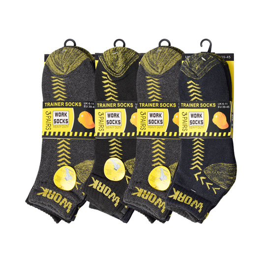 Mens Chunky Work Trainer Socks V7 (12 Pairs)