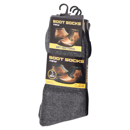 Mens Boot Socks Assorted Colours BNG V1 (12 Pairs)
