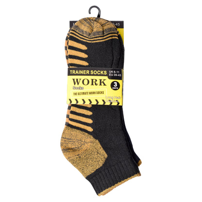 Mens Chunky Work Trainer Socks V6 (12 Pairs)