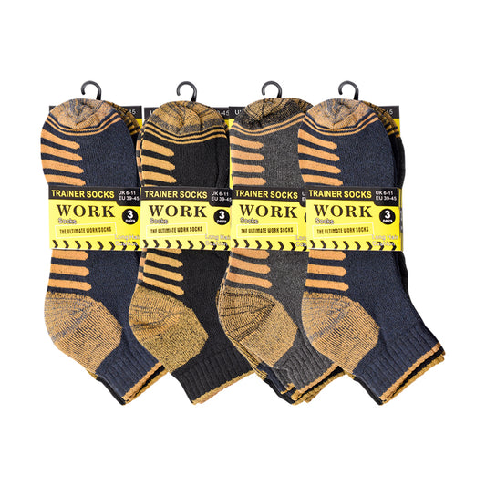 Mens Chunky Work Trainer Socks V6 (12 Pairs)
