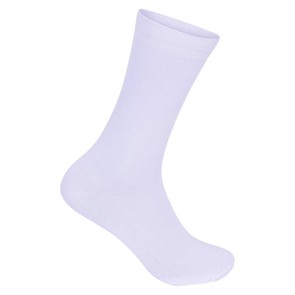 Mens Dress Socks - White (12 Pairs)