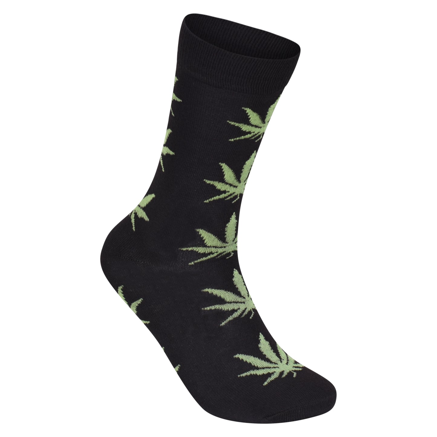 Mens Dress Socks - Mix Ganja leaf (12 Pairs)