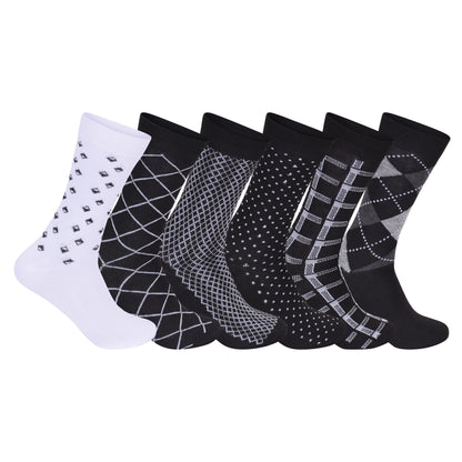 Mens Dress Socks - Argyle (12 Pairs)