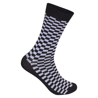 Mens Dress Socks - Multi Pattern Assorted (12 Pairs)