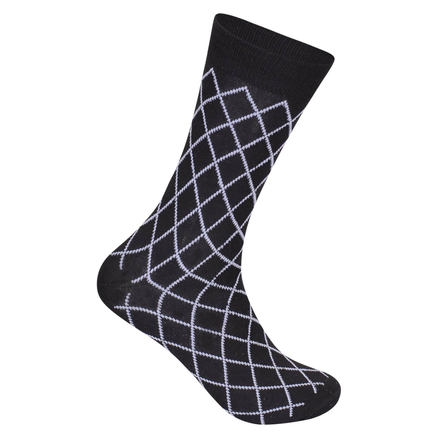 Mens Dress Socks - Multi Pattern Assorted (12 Pairs)