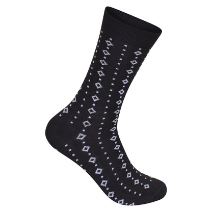 Mens Dress Socks - Multi Pattern Assorted (12 Pairs)