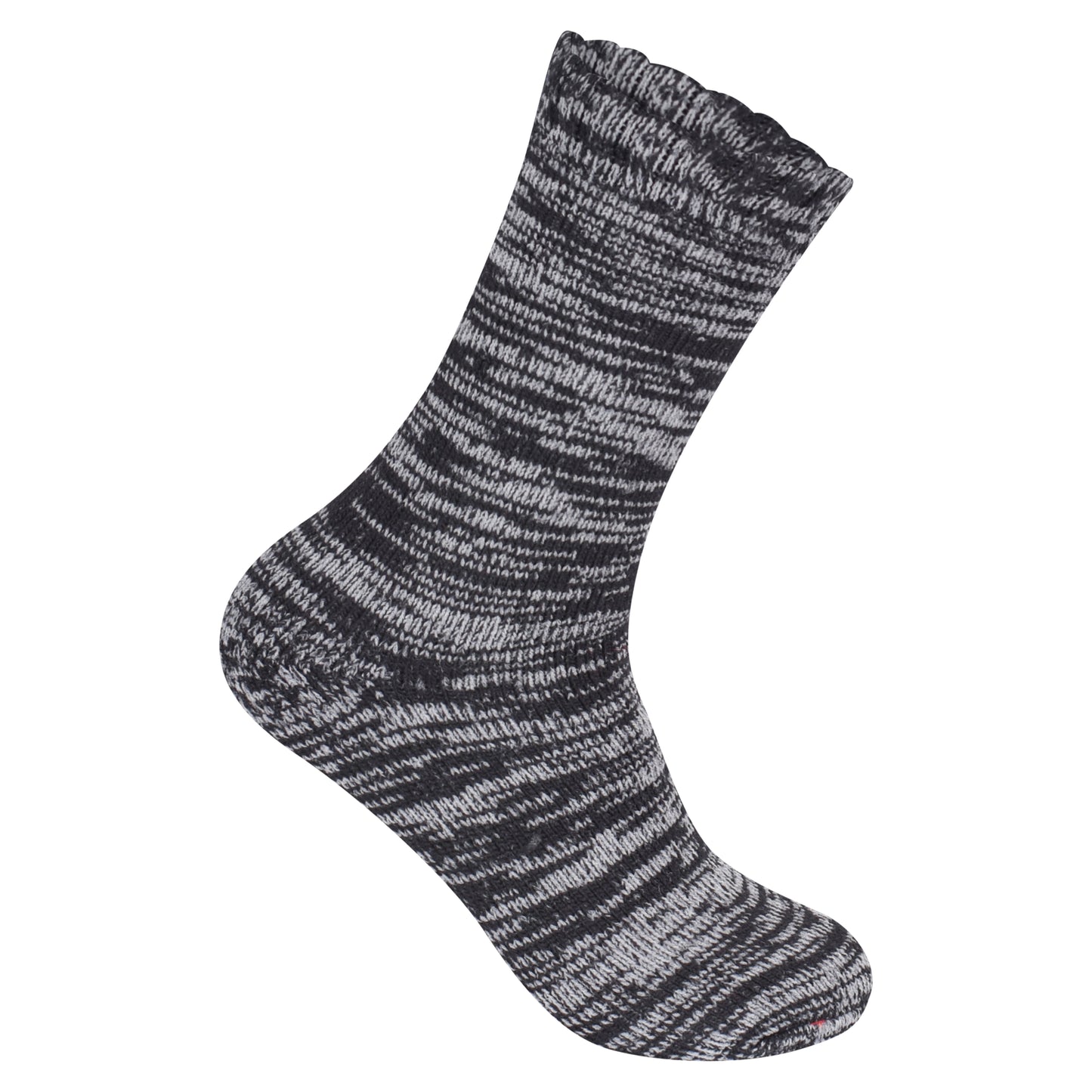 Ladies Merino Lambs Wool Socks - Melange Assorted (12 Pairs)