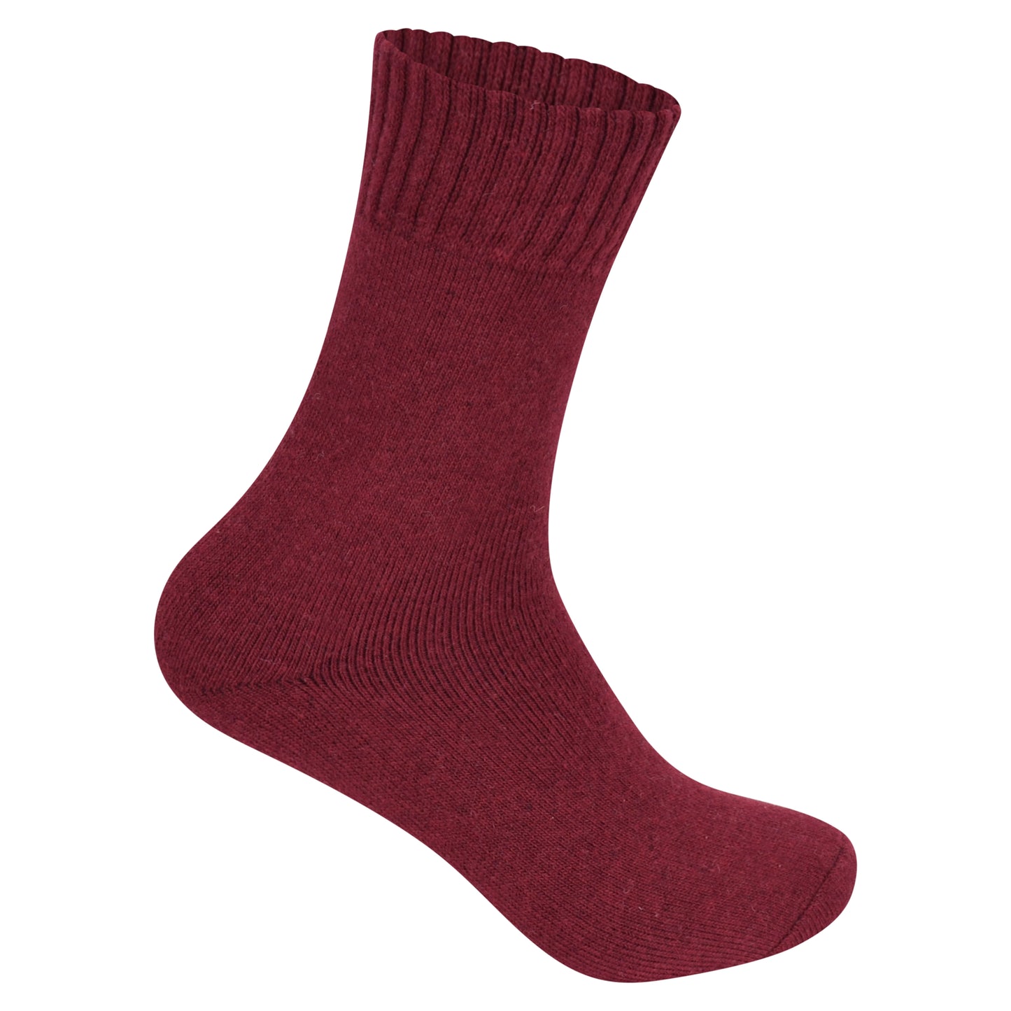Ladies Merino Lambs Wool Socks - Plain Assorted (12 Pairs)