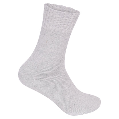 Ladies Merino Lambs Wool Socks - Plain Assorted (12 Pairs)