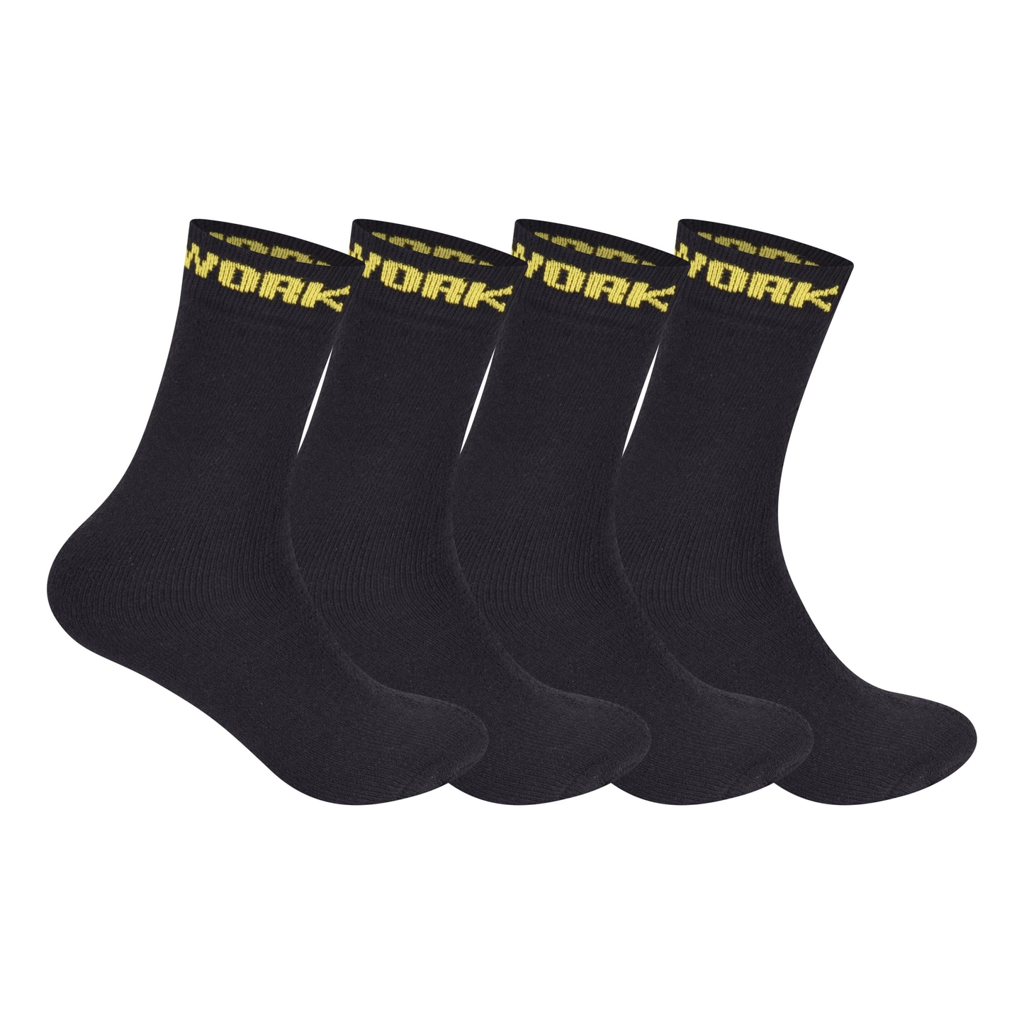 Mens Heavy Duty Chunky Work Socks - Black V17 (12 Pairs)