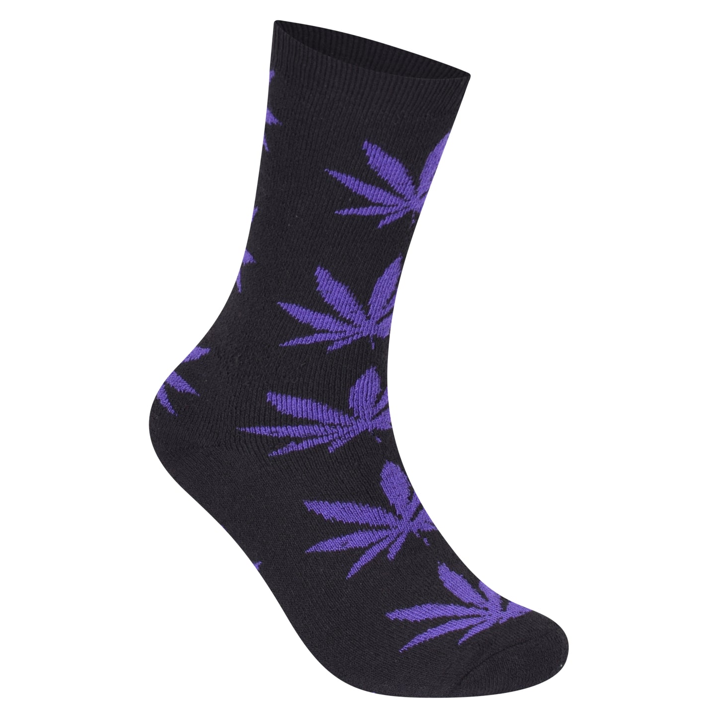 Mens 5 Pair Pair Sport Socks - Multi Ganja Leaf (30 Pairs)