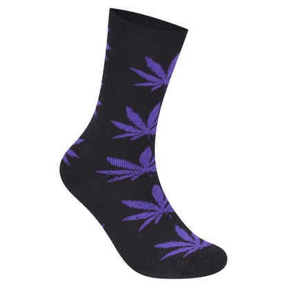 Mens 5 Pair Pair Sport Socks - Multi Ganja Leaf (30 Pairs)