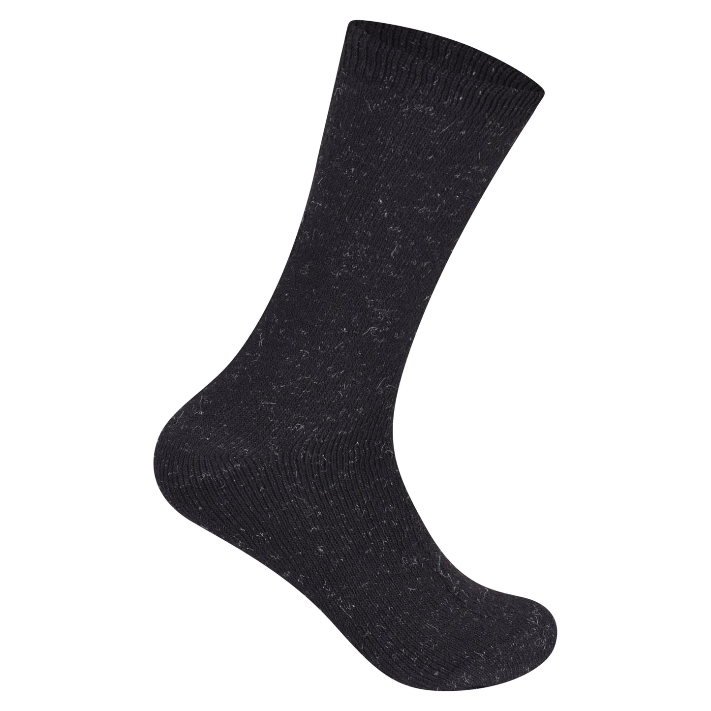 Mens Heavy Duty Chunky Work Socks - Black V9 (12 Pairs)