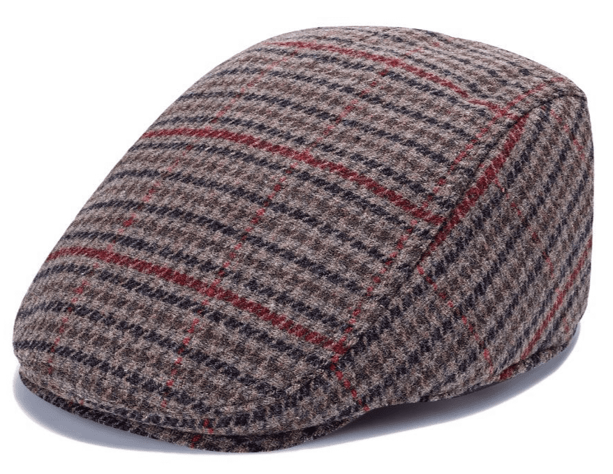 Royal Stallion Classic Wool Flat Cap - Brown Tweed (One Size)