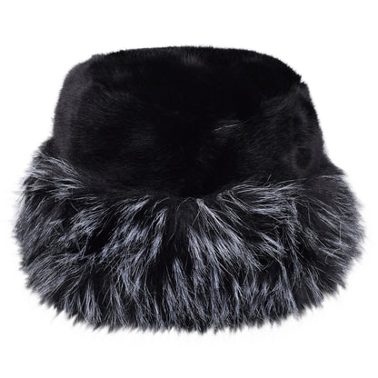 Royal Stallion Plush Fur Cossack Hat - Two tone Brim