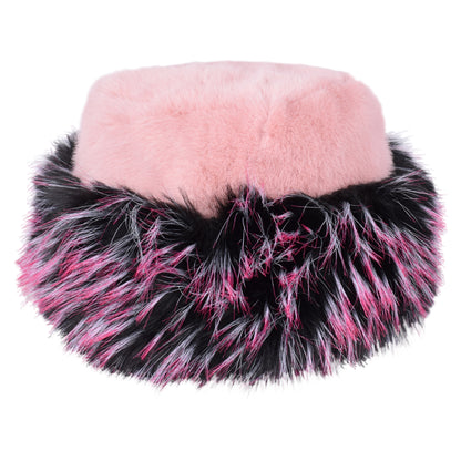 Royal Stallion Plush Fur Cossack Hat - Two tone Brim