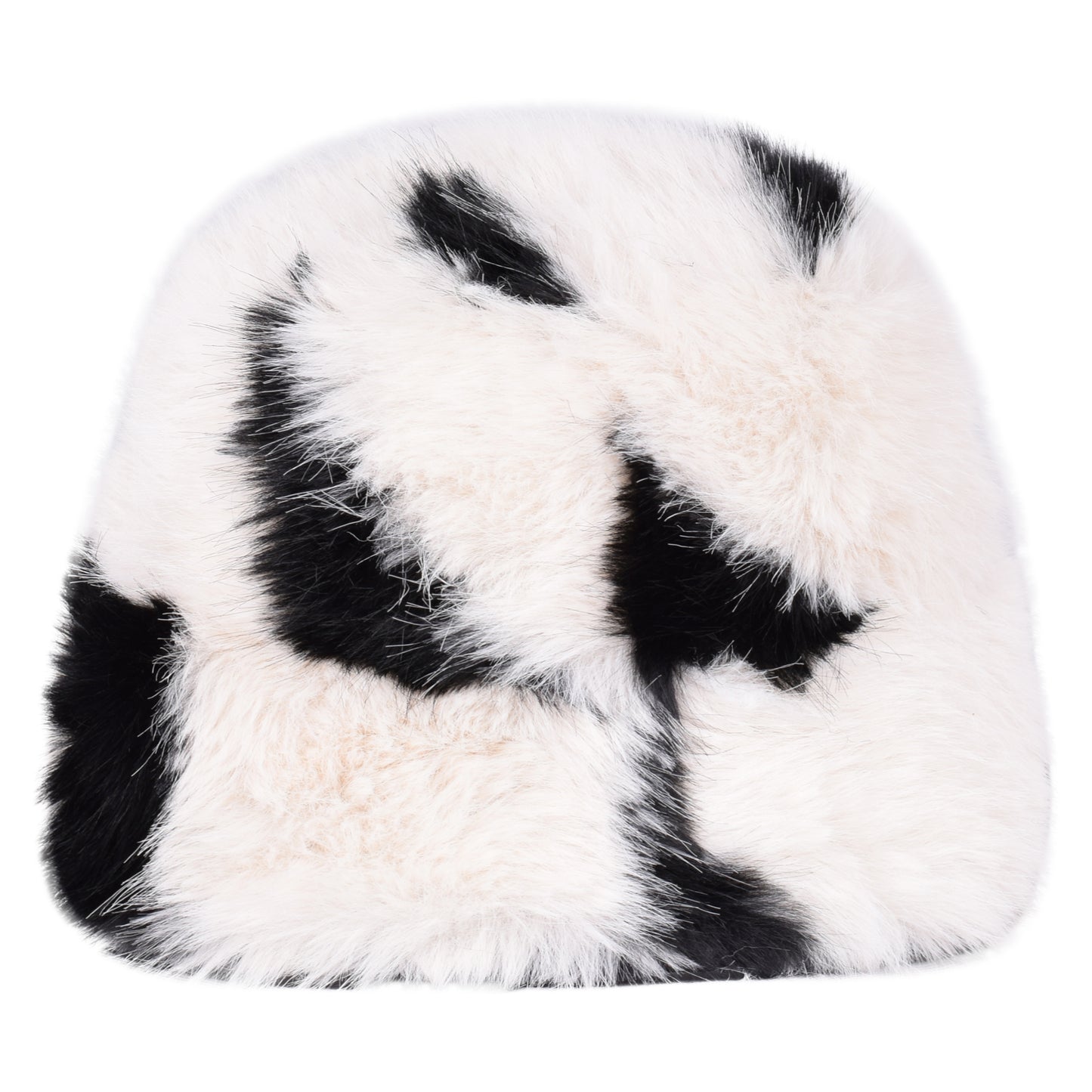 Royal Stallion Faux Fur Zebra Print Bucket Hat