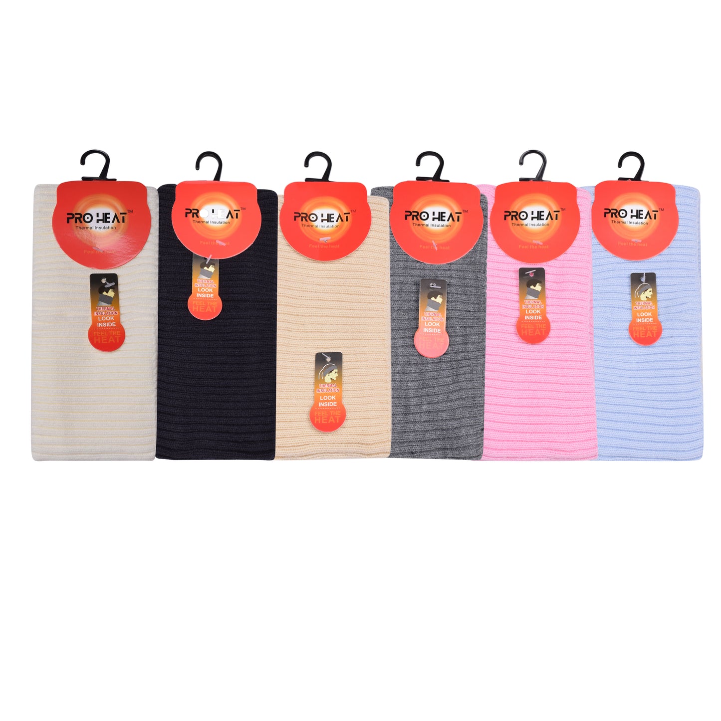 Knitted Thermal Headbands (Assorted) - Fur Lined