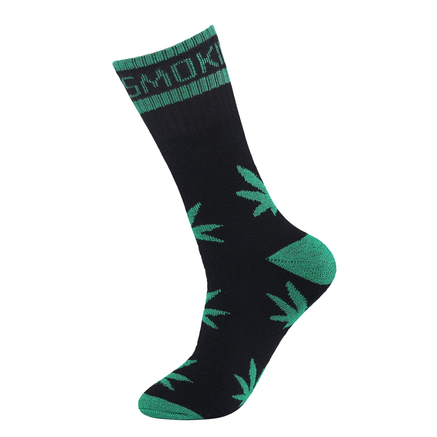 Mens 5 Pair Pair Sport Socks - Stay Smokin Ganja V2 (30 Pairs)