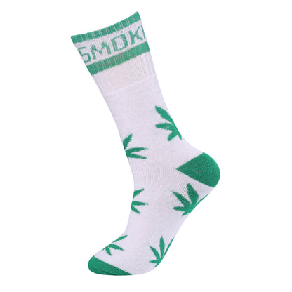 Mens 5 Pair Pair Sport Socks - Stay Smokin Ganja V2 (30 Pairs)