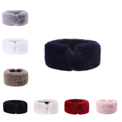Luxury Fur Headband with Elastic Fit