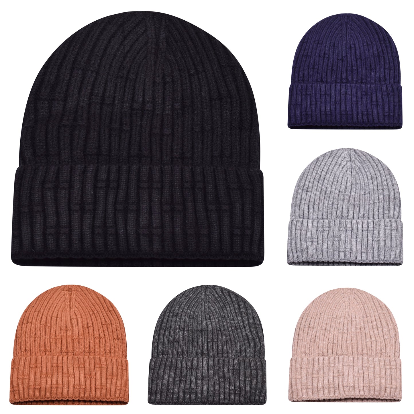 Soft & Cosy Fur Lined Beanie Hats