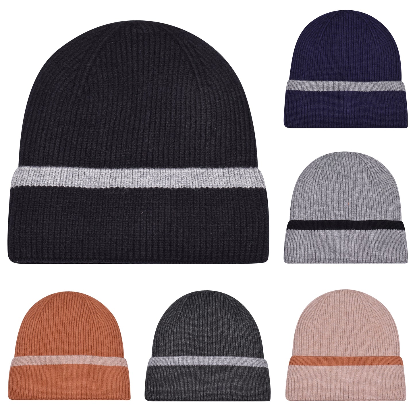 Soft & Cosy Fur Lined Beanie Hats