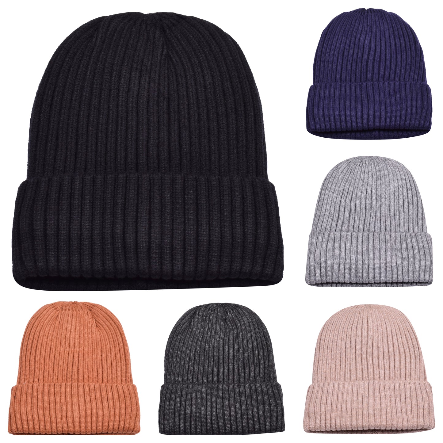 Soft & Cosy Fur Lined Beanie Hats