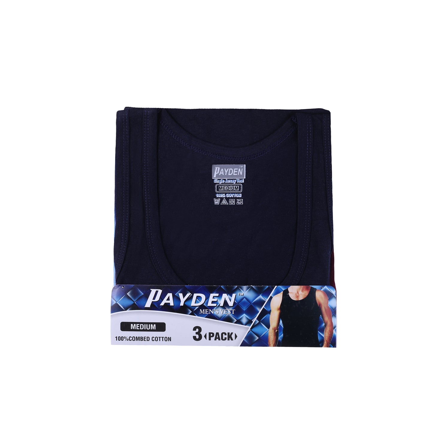 Mens Cotton Single Jersey Assorted Colour Vests