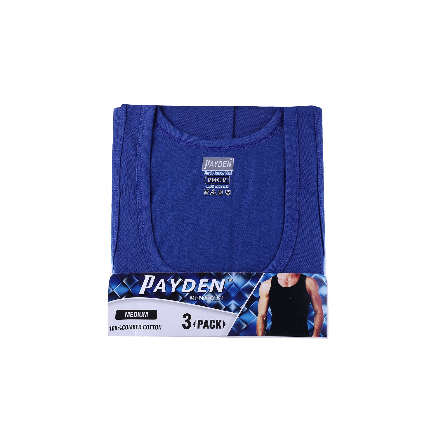 Mens Cotton Single Jersey Assorted Colour Vests