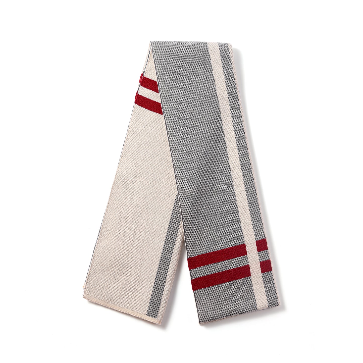 Mens Supersoft Luxury Jacquard Scarves - Striped