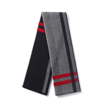 Mens Supersoft Luxury Woven Scarves - Stripe