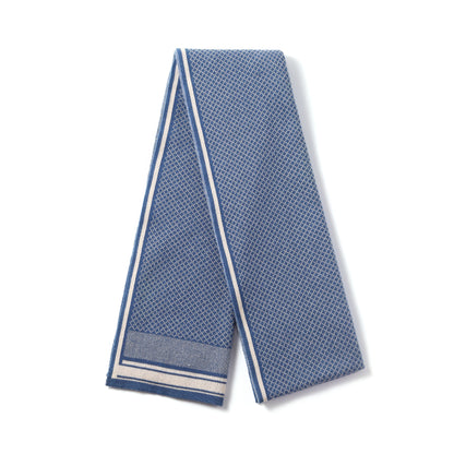 Mens Supersoft Luxury Woven Scarves - Diamond Knit