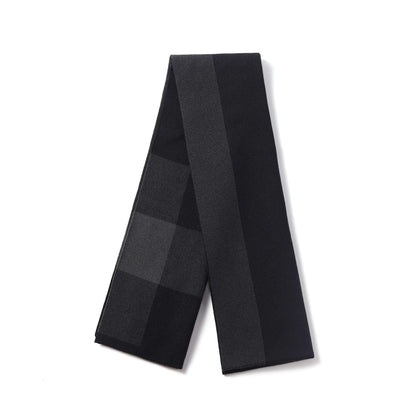 Mens Supersoft Luxury Woven Scarves - Block Check