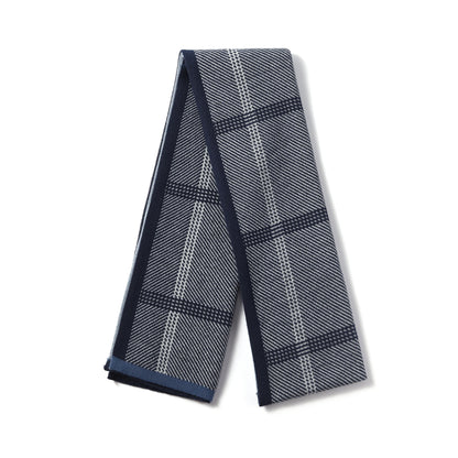 Mens Supersoft Luxury Jacquard Scarves - Checked